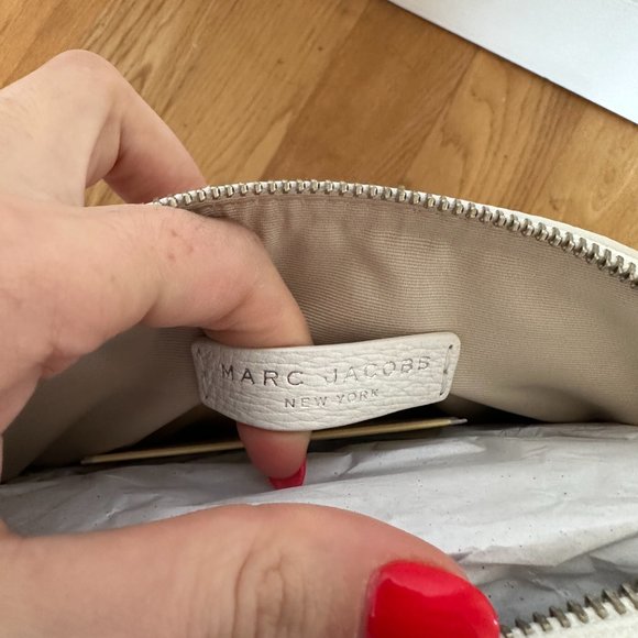 ❌SOLD❌NWT Marc Jacobs The Shutter Leather Crossbody Bag Removable Strap Cotton - Picture 9 of 11